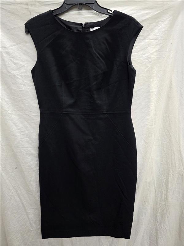 NWOT Le Suit 4 Sleeveless Midi Tank Dress Black 130159
