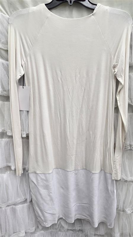 NWT Anthropologie Bailey 44 Long Sleeve Dress w/ Faux leather trim 133844