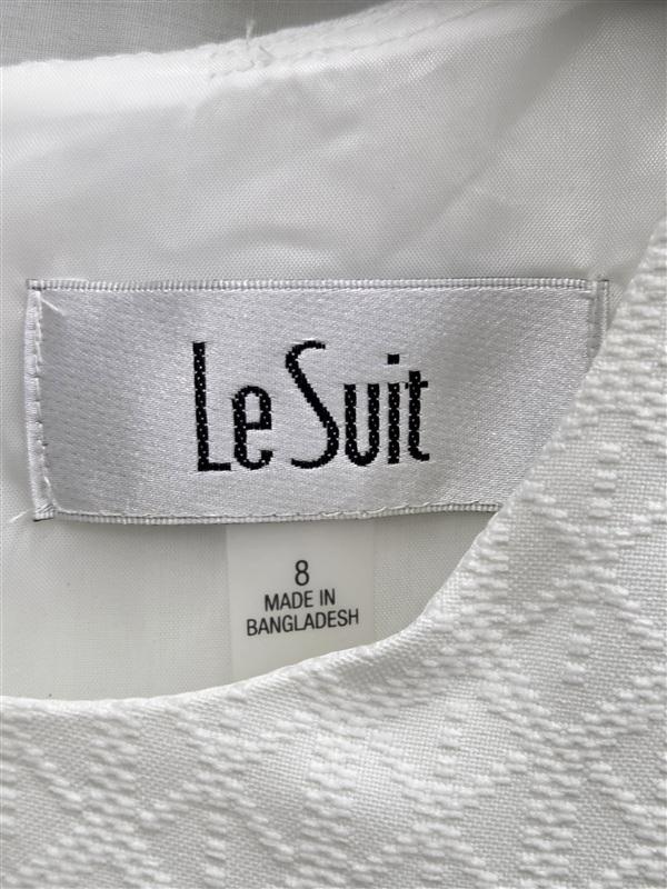 NWOT Le Suit 8 Sleeveless Midi Tank Dress White 133849