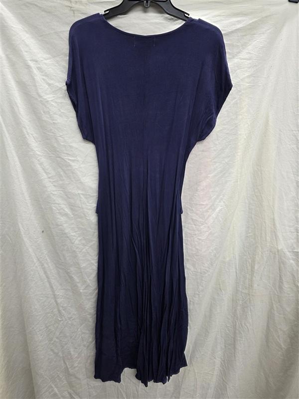 NWOT Michael Stars XS Tie-Waist Mock Wrap Dress Blue 133851