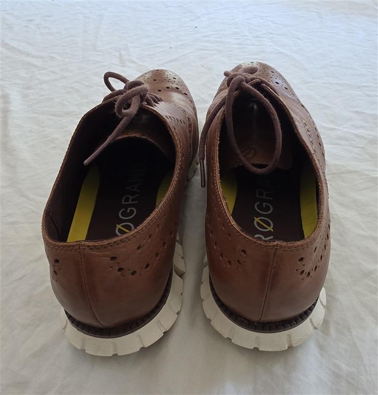 PO Cole Haan 12W ZERØGRAND Remastered Wingtip Oxfords Brown 133867
