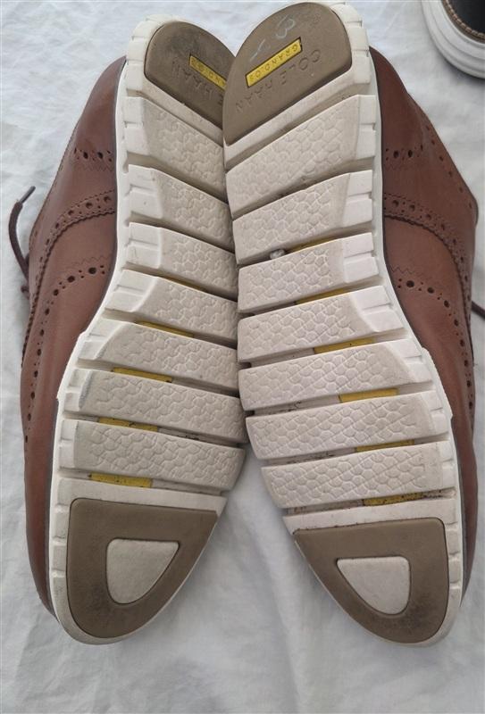 PO Cole Haan 12W ZERØGRAND Remastered Wingtip Oxfords Brown 133867