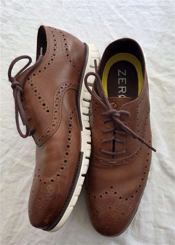 PO Cole Haan 12W ZERØGRAND Remastered Wingtip Oxfords Brown 133867