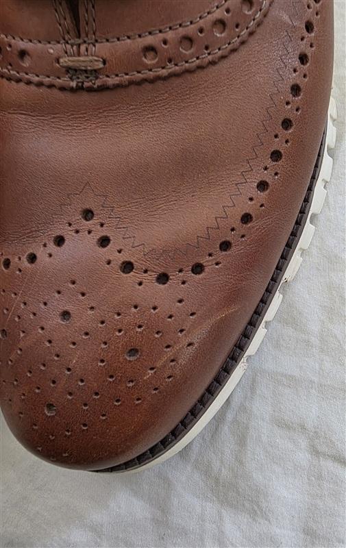 PO Cole Haan 12W ZERØGRAND Remastered Wingtip Oxfords Brown 133867