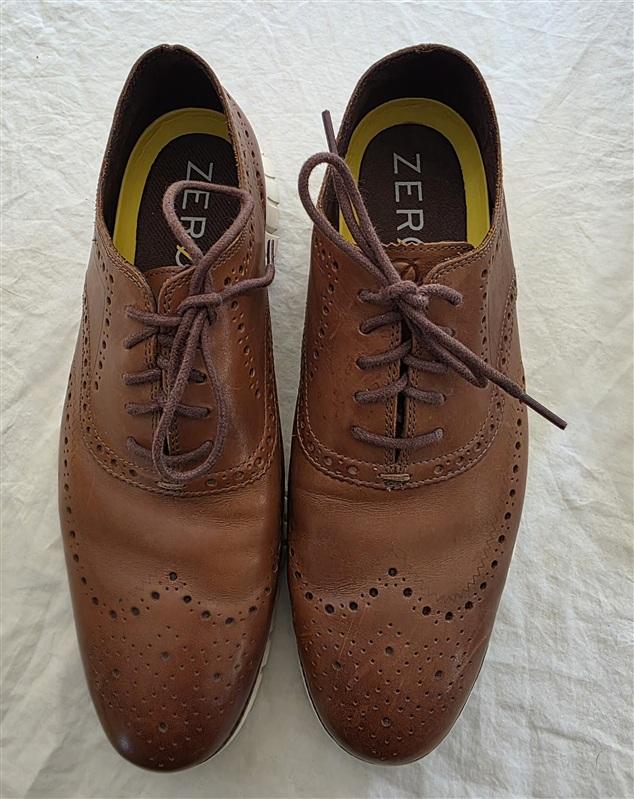 PO Cole Haan 12W ZERØGRAND Remastered Wingtip Oxfords Brown 133867