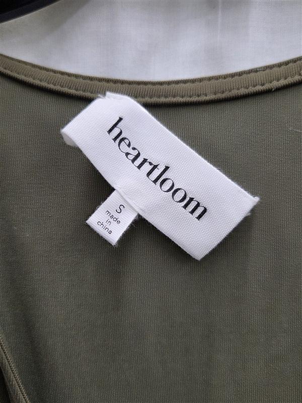 NWT Heartloom S Surplice Drawstring Knit Jumper Jumpsuit Olive Green 133909