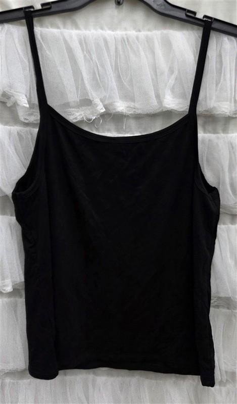 NWOT Anthropologie Gentle Fawn XL Angeline Spaghetti Strap Tank Top Black 133917