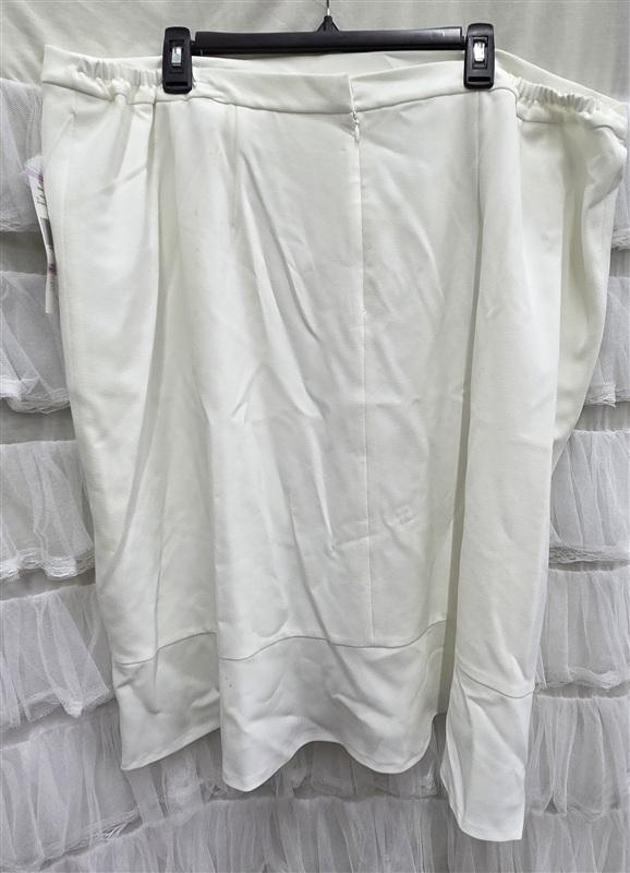 NWTD Le Suit 22 Plus Size Tulip Collar Jacket & Tiered 2 Piece Skirt Suit 133927