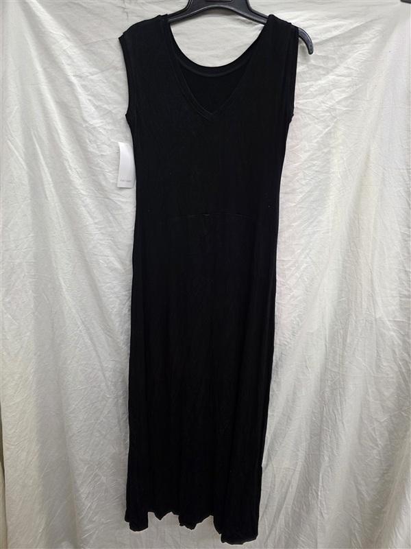 NWT Karen Kane SMALL V Back Maxi Dress Black Sleeveless 133933