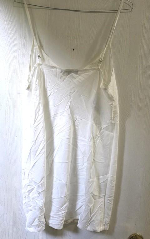NWOT Boston Proper 12 Cami Tank Top White Spaghetti Strap 133965