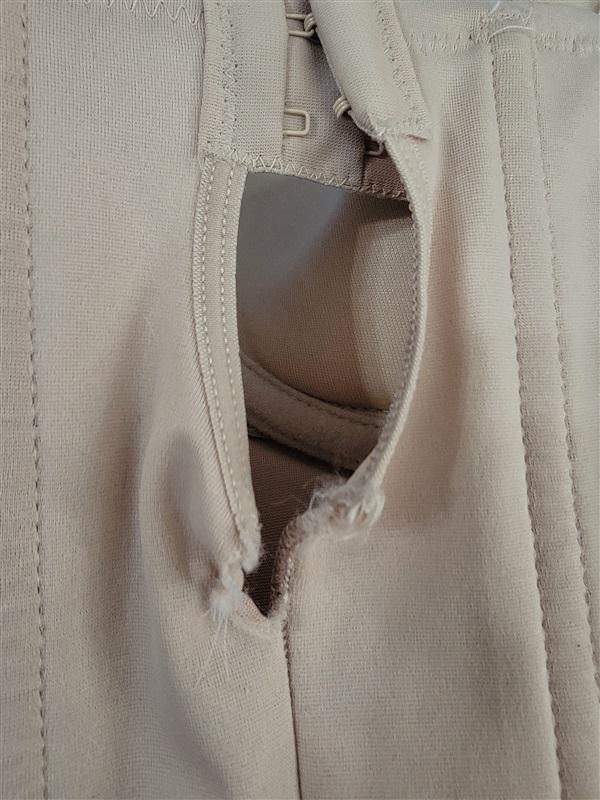 NWOTD Miraclesuit 36D Shape Away Strapless Bodysuit Back Magic 2910 Beige 133967
