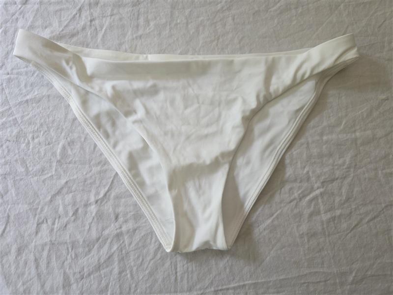NWOT CUUP XL 5 Cheeky Swim Bottom White Bikini 133982