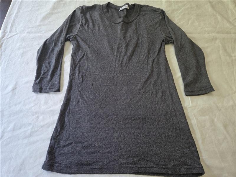NWOTD Michael Stars OS Shine Scoop Neck Gray Sparkle Top 133988
