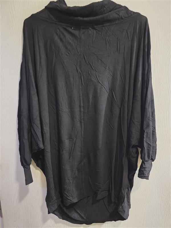 NWT Hayden Large Dolman Knit Bat Wing Black Top 133999