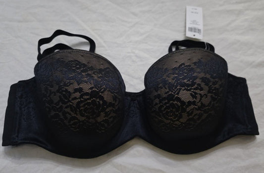 NWT Soma 38C Stunning Support Multi Way Full Coverage Bra Black 134004