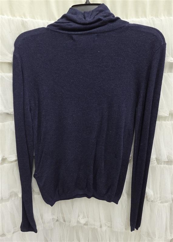 NWT One Gray Day SM Turtle Neck Sweater Navy Blue 134016