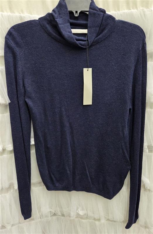 NWT One Gray Day SM Turtle Neck Sweater Navy Blue 134016
