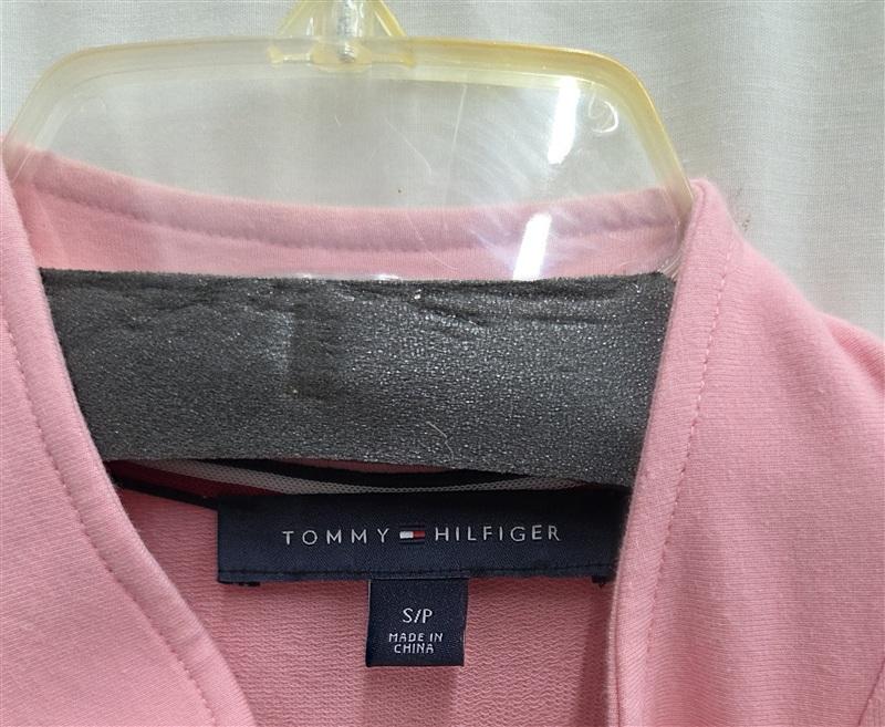 NWOT Tommy Hilfiger Small Pink Military Open Front Jacket 134018