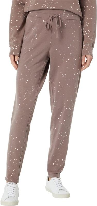 NWT bobi Los Angeles XS Beach Splatter Terry Skinny Joggers Java 134020