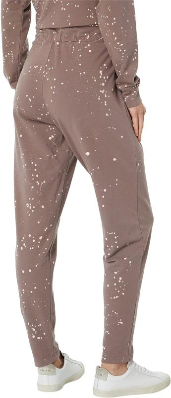 NWT bobi Los Angeles XS Beach Splatter Terry Skinny Joggers Java 134020