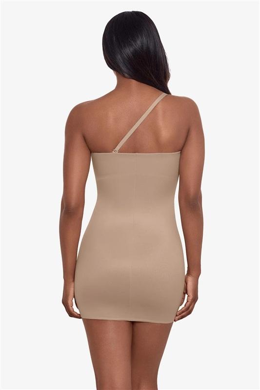 NWOT Miraclesuit Small Show Stopper Strapless Slip Beige 134027