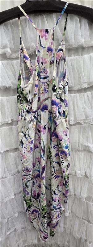 NWOT Amanda Uprichard S Le Tote Watercolor Tie T Back Tulip Dress 134048