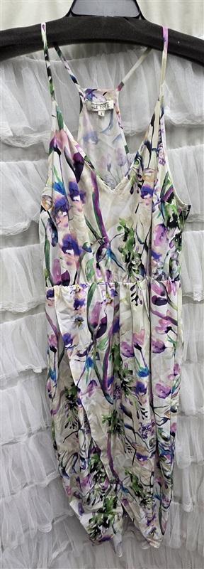 NWOT Amanda Uprichard S Le Tote Watercolor Tie T Back Tulip Dress 134048