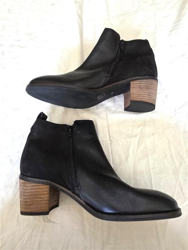 NWOTD Crevo 7.5 Autumn Black Leather Tassel Boots Bootie 134067