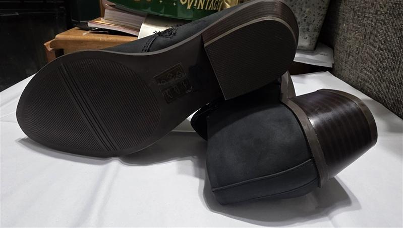NWOTD Market Spruce 8 Charcoal zip Ankle Booties Boots 134070