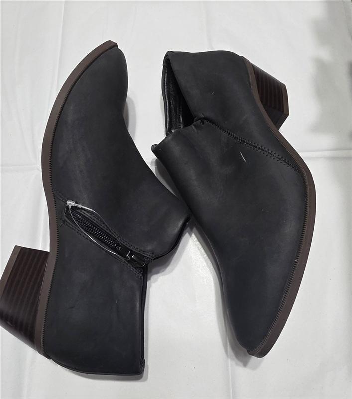 NWOTD Market Spruce 8 Charcoal zip Ankle Booties Boots 134070