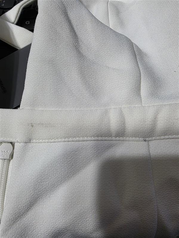 NWT NBD REVOLVE M Offense Sheath Plunge V-Neck MIDI Side Slit White Dress 134087