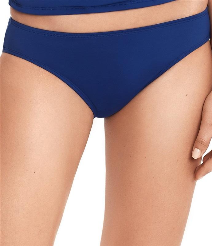 NWOT Ralph Lauren Beach Club SZ 4 Blue Low-Rise Bikini Swim Bottoms 134094