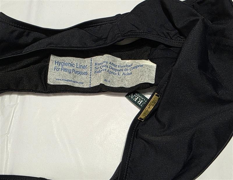 NWOT Ralph Lauren Beach Club SZ 14 Black Low-Rise Bikini Swim Bottoms 134095