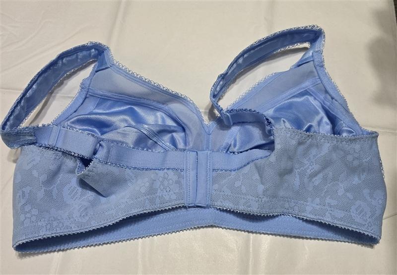 NWOT Playtex 38B 18 Hr Original Comfort Strap Wirefree Bra 4693 Zen Blue 134096