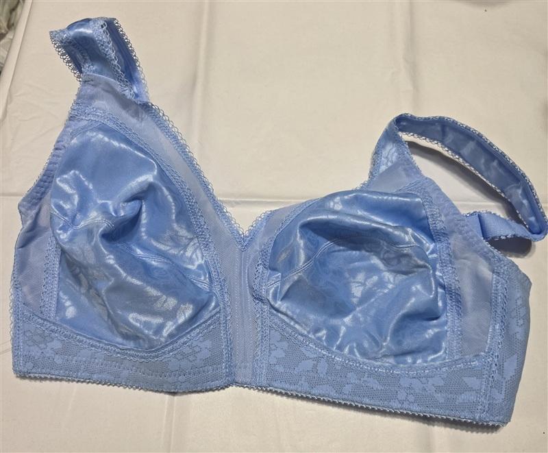 NWOT Playtex 38B 18 Hr Original Comfort Strap Wirefree Bra 4693 Zen Blue 134096