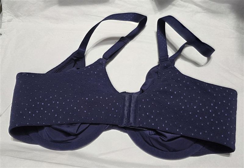 NWPT Wacoal 34D Back Appeal Underwire Bra 855303 Blue 134114
