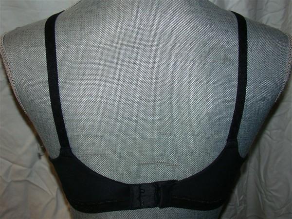NWT Warner's Bra 38B Cloud 9 Full-Coverage Wire-Free Contour 1269 Black 134119
