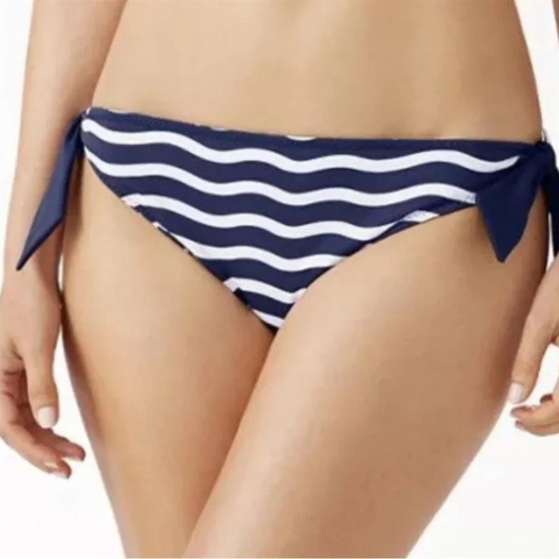 NWT Tommy Bahama Sea Swell S Reversible Stripe Polka Dot Bikini Bottom 134124