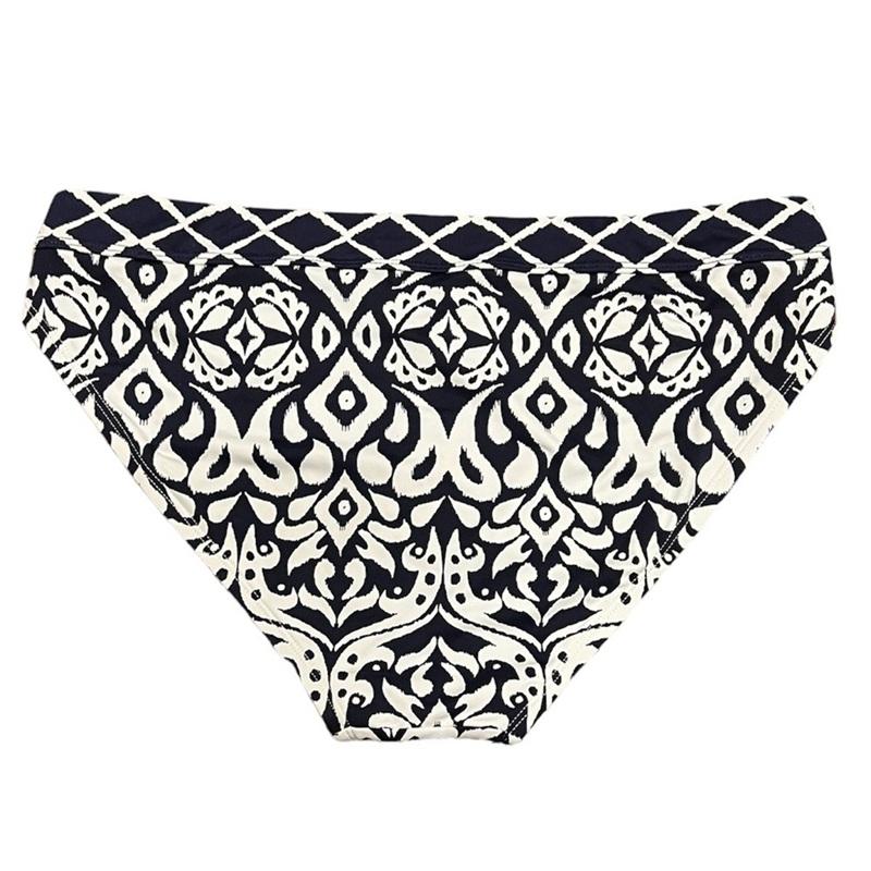 NWT Tommy Bahama M Ikat Diamond Hipster Bikini Swim Bottom Blue White 134125