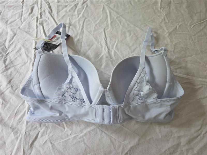 NWT Maidenform 36B Love the Lift Satin Push-Up Bra DM9900 Blue 134134