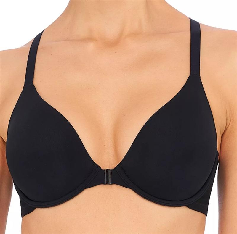 NWT Natori 32C Full-Fig Smoothing Front-Close Underwire Bra 738271 Beige 134144