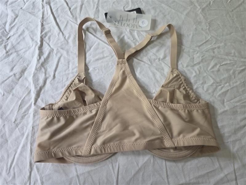 NWT Natori 32C Full-Fig Smoothing Front-Close Underwire Bra 738271 Beige 134144