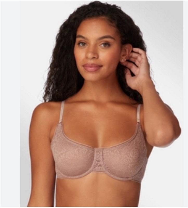 NWT Maidenform 38DD Comfort Stretch Lace Demi Underwire Bra DM202C White 134148