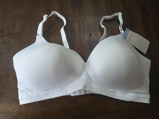 NWTD Warners Bra 36A Cloud 9 Full-Coverage Wire-Free Contour 1269 White 134153
