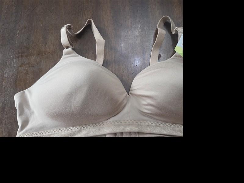 NWT Warners Bra 36B Cloud 9 Full-Coverage Wire-Free Contour 1269 Beige 134156