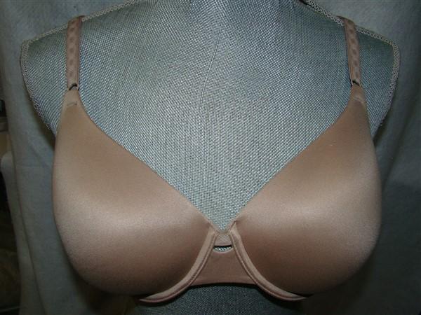 NWT Warners 36D Cloud 9 Backsmoother Full-Coverage Bra RB1691A Beige 134161