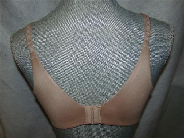NWT Warners 36D Cloud 9 Backsmoother Full-Coverage Bra RB1691A Beige 134161