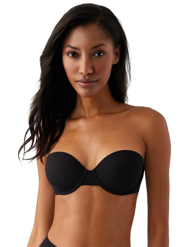 NWT Wacoal 34DD COMFORT FIRST STRAPLESS 854339 Black 134180