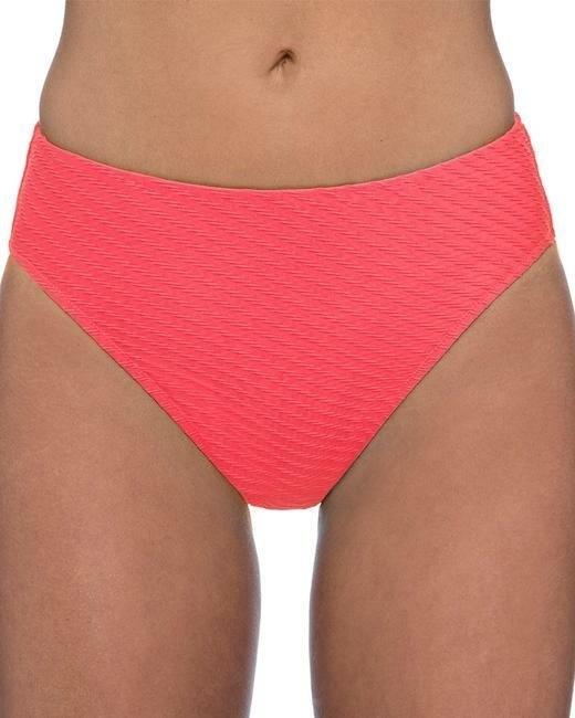 NWOT Profile Gottex Ribbon 12 Smocked High-Waist Bikini Blue Swim Bottom 134189