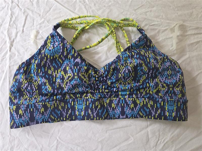 NWT Soma XL Porto Tile Strappy Back Bra Top Bikini Swim 134208